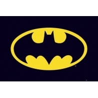 Posters Plakát, Obraz - BATMAN - classic logo, (91 x 61 cm)