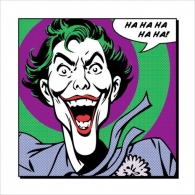 Posters Obraz, Reprodukce - Joker - Ha Ha Ha Ha Ha, (40 x 40 cm)