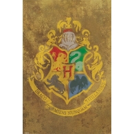 Posters Plakát, Obraz - HARRY POTTER - hogwarts crest, (61 x 91,5 cm)