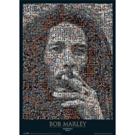 Posters Plakát, Obraz - Bob Marley - photomosaic, (61 x 91,5 cm)