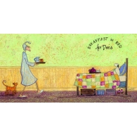 Posters Obraz na plátně Sam Toft - Breakfast in bed for Doris, (100 x 50 cm)