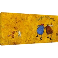 Posters Obraz na plátně Sam Toft - Carrying on regardless II, (100 x 50 cm)