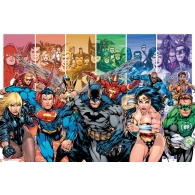 Posters Plakát, Obraz - DC COMICS - justice league characters, (91,5 x 61 cm)