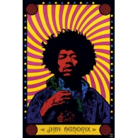 Posters Plakát, Obraz - Jimi Hendrix - psychedelic, (61 x 91,5 cm)