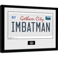 Posters Obraz na zeď - Batman Comic - License Plate