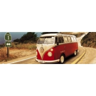 Posters Plakát, Obraz - VW Volkswagen Californian - Route on, (158 x 53 cm)