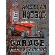 Posters Plechová cedule LEGENDS - american hot rod, (32 x 41 cm)