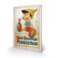 Posters Obraz na dřevě - Pinocchio - Conscience, (40 x 59 cm)