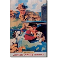 Posters Plechová cedule HERCULES / BOY / CAR - trunk, (26 x 41 cm)