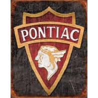 Posters Plechová cedule PONTIAC - 1930 logo, (31,5 x 40 cm)