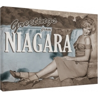 Posters Obraz na plátně Marilyn Monroe - Niagara, (80 x 60 cm)