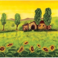 Posters Reprodukce Maria Teresa Gianola - Farma Emilian , (30 x 30 cm)