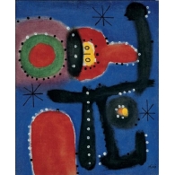 Posters Obraz, Reprodukce - Obraz - Peinture, 1954, Joan Miró, (60 x 80 cm)