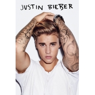 Posters Plakát, Obraz - Justin Bieber - White, (61 x 91,5 cm)