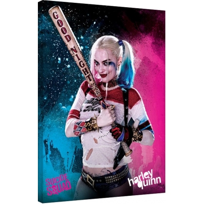 Posters Obraz na plátně Sebevražedný oddíl - Harley Quinn, (60 x 80 cm)