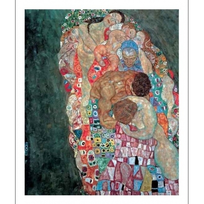 Posters Obraz, Reprodukce - Smrt a život (část), Gustav Klimt, (50 x 100 cm)