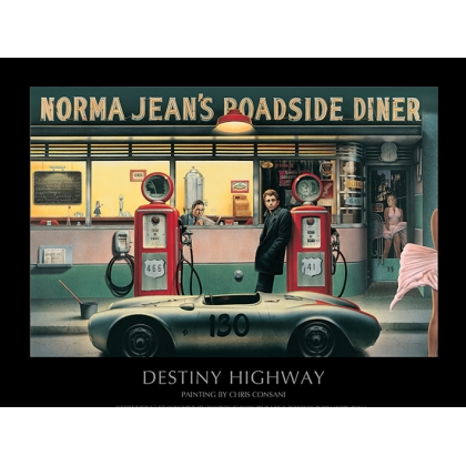 Posters Obraz, Reprodukce - Destiny Highway - Chris Consani, (60 x 80 cm)