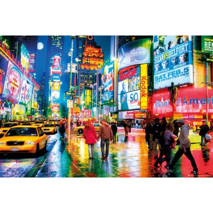 Posters Plakát, Obraz - Times Square - Rush Hour, (91,5 x 61 cm)