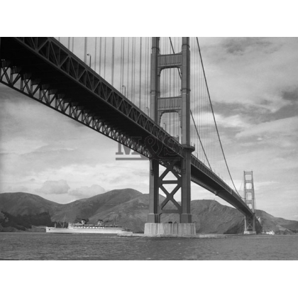 Posters Obraz, Reprodukce - View of Golden Gate Bridge, Gendreau, (80 x 60 cm)