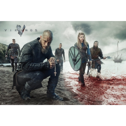 Posters Plakát, Obraz - Vikings - Blood Landscape, (91,5 x 61 cm)