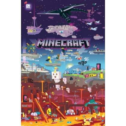 Posters Plakát, Obraz - Minecraft - World Beyond, (61 x 91,5 cm)