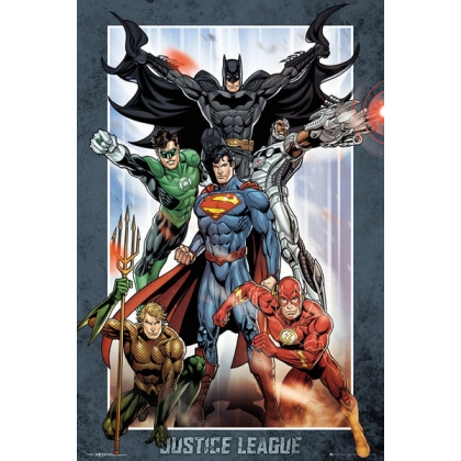 Posters Plakát, Obraz - DC Comics - Justice League Group, (61 x 91,5 cm)