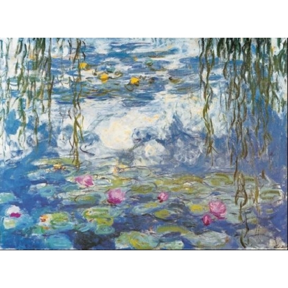 Posters Reprodukce Claude Monet - Lekníny, 1916-1919 , (80 x 60 cm)