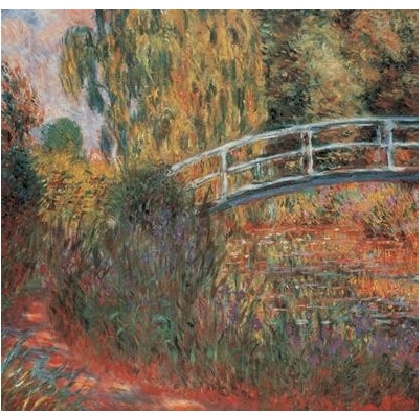 Posters Reprodukce Claude Monet - Japonský most , (50 x 70 cm)