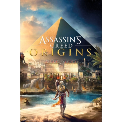 Posters Plakát, Obraz - Assassins Creed: Origins - Cover, (61 x 91,5 cm)