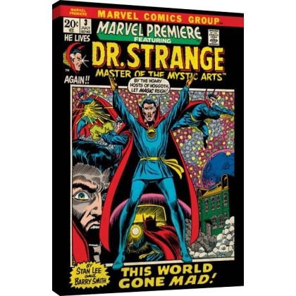 Posters Obraz na plátně Marvel Comics - Dr Strange - World Gone Mad, (60 x 80 cm)