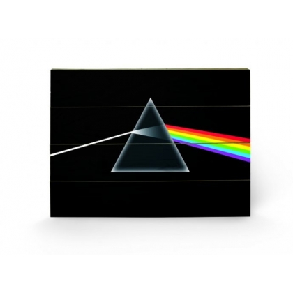 Posters Obraz na dřevě - PINK FLOYD - dark side of the moon, (59 x 40 cm)