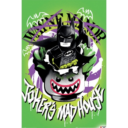 Posters Plakát, Obraz - Lego Batman - Joker's Madhouse, (61 x 91,5 cm)