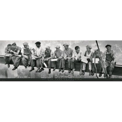 Posters Plakát, Obraz - Men on girder, (158 x 53 cm)