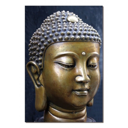 Posters Obraz na zeď - Buddha – obličej, (150 x 50 cm)