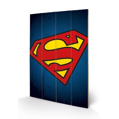 Posters Obraz na dřevě - DC Comics - Superman Symbol