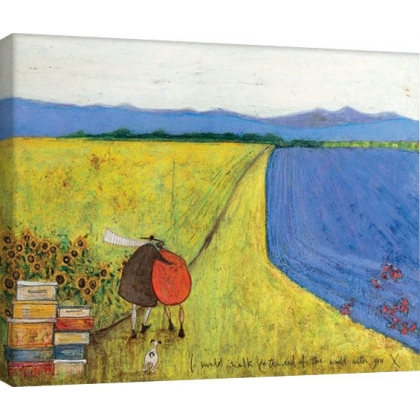 Posters Obraz na plátně Sam Toft - I Would Walk To The End Of The World With You, (80 x 60 cm)