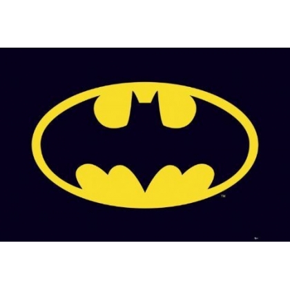 Posters Plakát, Obraz - BATMAN - classic logo, (91 x 61 cm)