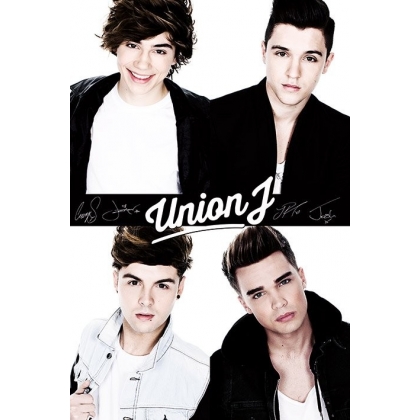 Posters Plakát, Obraz - Union J (B&W), (61 x 91,5 cm)