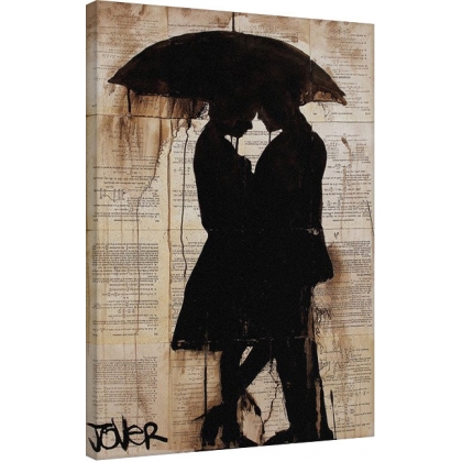 Posters Obraz na plátně Loui Jover - Rain Lovers, (60 x 80 cm)