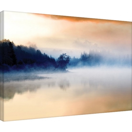 Posters Obraz na plátně Andreas Stridsberg - Hazy Lake, (80 x 60 cm)