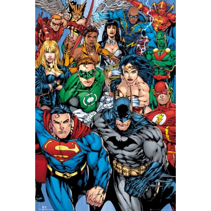 Posters Plakát, Obraz - DC COMICS - collage, (61 x 91,5 cm)