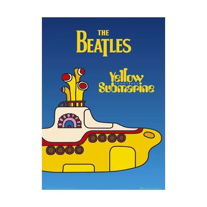 Posters Plakát, Obraz - Beatles - yellow submarine, (61 x 91,5 cm)