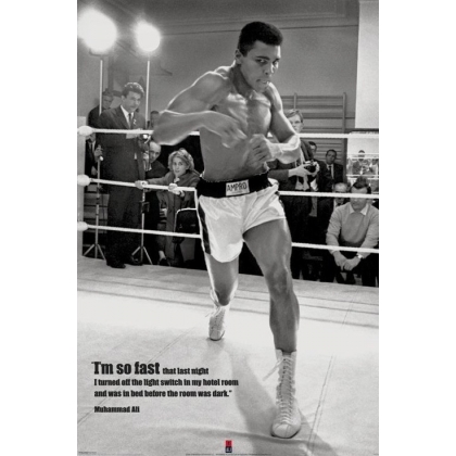 Posters Plakát, Obraz - Muhammad Ali - fast, (61 x 91,5 cm)