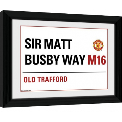 Posters Obraz na zeď - Manchester United - Street Sign