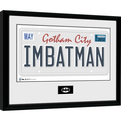 Posters Obraz na zeď - Batman Comic - License Plate