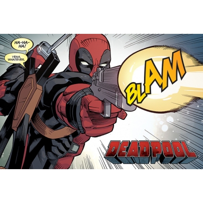 Posters Plakát, Obraz - Deadpool - Blam, (91,5 x 61 cm)