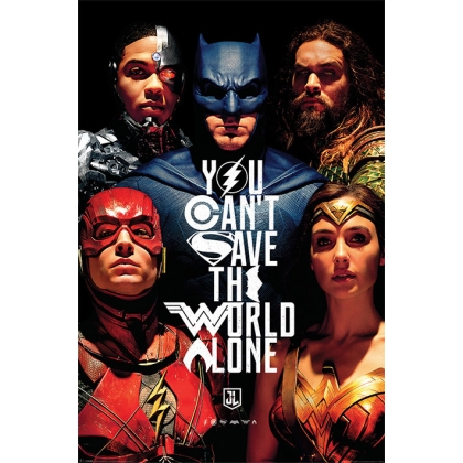 Posters Plakát, Obraz - Justice League Movie - Save The World), (61 x 91,5 cm)