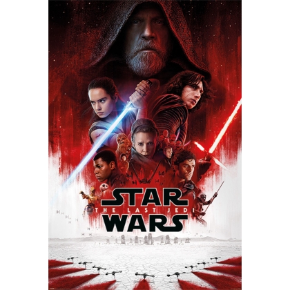 Posters Plakát, Obraz - Star Wars: Poslední z Jediů - One Sheet, (61 x 91,5 cm)