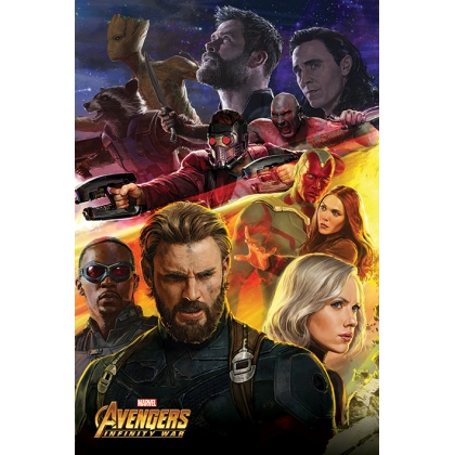 Posters Plakát, Obraz - Avengers Infinity War - Captain America, (61 x 91,5 cm)