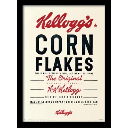 Posters Obraz na zeď - Vintage Kelloggs - Corn Flakes